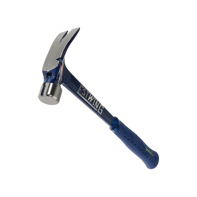 E6/19S Framing Hammer, 19oz (539G) Long Handle, Blue Vinyl Grip - Estwing