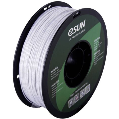 ESUN eMarble Filament composé PLA 1.75 mm 1 kg marbre 1 kg