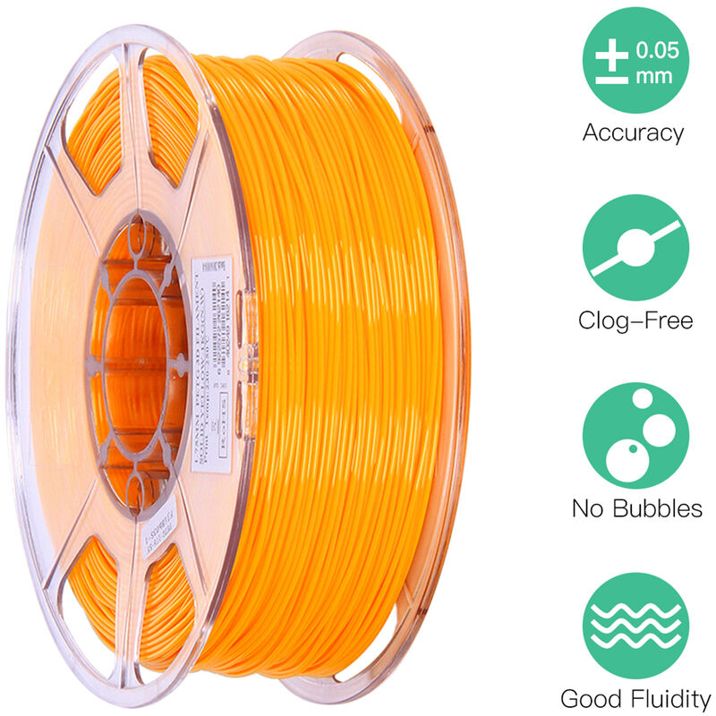 

eSUN PETG 1.75 mm Impresora 3D Filamento Consumibles de impresi¨®n Precisi¨®n dimensional: +/- 0.05 mm 1 kg (2.2lb) Recargas de material de