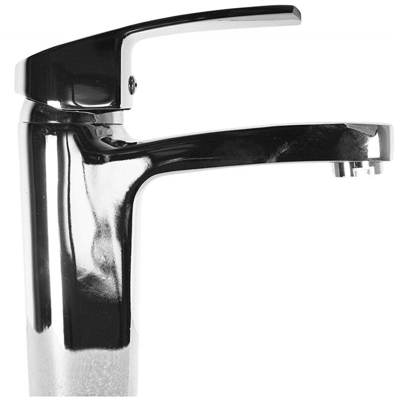 Trade Shop - Miscelatore Bagno Lavandino Esy52966 Piletta Scarico Filtro Fisso Doppio Foro -