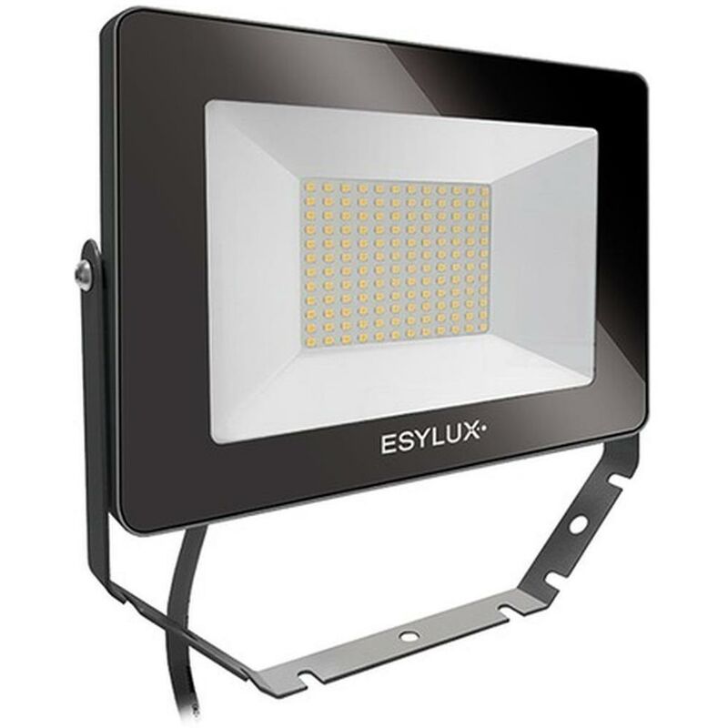 Esylux - LED-Strahler 50W ofl/afl basic 4000K sw 1LED 5000lm IP65 mt Konv breitstrahlend OFLBASICLED50W4000KBK