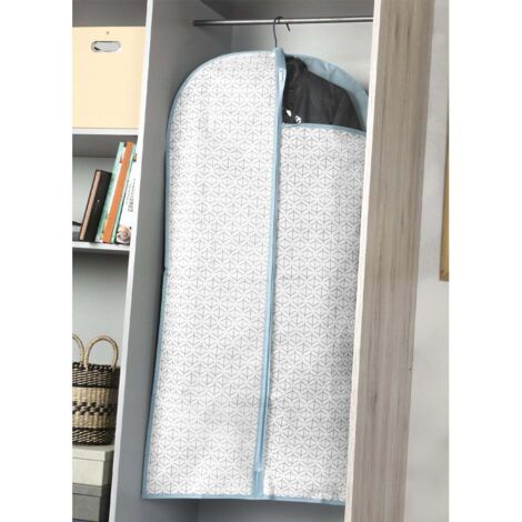 et di 2 coperture stampate a onde per abiti - H120 cm
