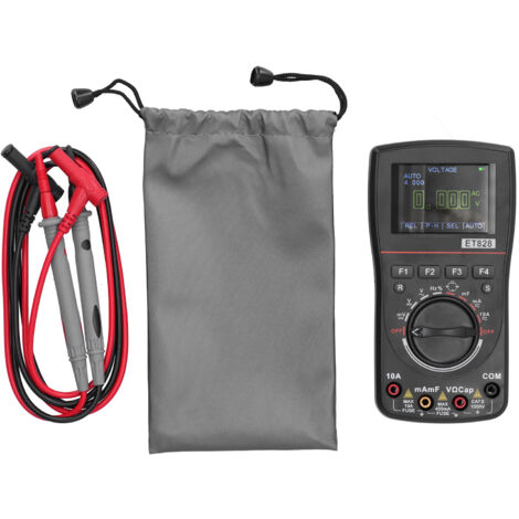 ET828 Multimètre Oscilloscope 2 en 1 Portable, Fréquence d'Échantillonnage 2.5MSPS 1MHZ pour Mesures Électroniques