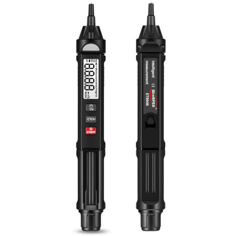ET8906 1 Hz  10 MHz Grand écran Hz  10 MHz Mini multimètre intelligent portable True RMS numérique 3 en 1 (multimètre + stylo de test de tension + compteur de séquence de phase) Multimètre Mesure de t