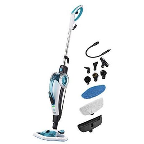 eta ETA Nettoyeur vapeur Azurit I 1500 W I 2 en 1 I Nettoyeur vapeur manuel I Temps de chauffe 30 secondes I Réservoir d'eau 400 ml I Vapeur 15 min I Balai vapeur (ETA226790000)