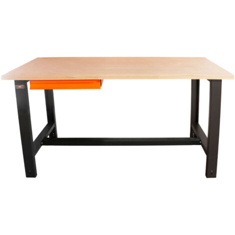 Etabli d'atelier 1 tiroir plateau bois 2M Fischer darex