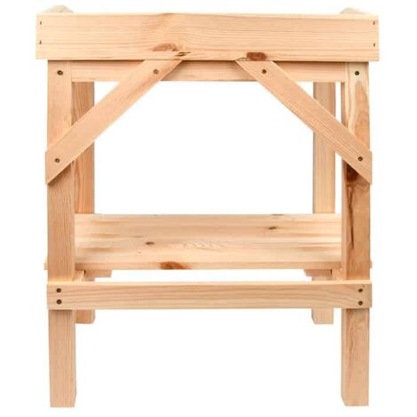 Etabli de jardin en bois pour enfant. Noir. Marque : Esschert Design. Réf. : KG193 - Noir