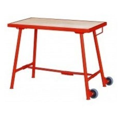 Etabli De Monteur Pliant Pro À Roues H820 X L610 X L1080 Mm - OUTIFRANCE