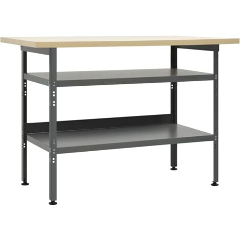 Établi Gris 120x60x85 cm Acier vidaXL