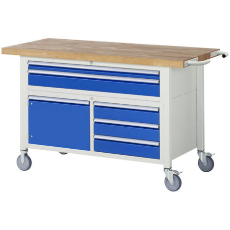Etabli mobile brut Modèle 8922 LxPxH 1500x700x880mm