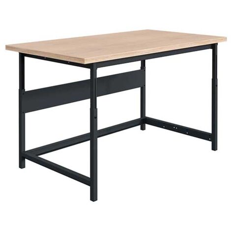 Établi pour atelier réglable en hauteur - 1800x750x764/1044mm - Bleu RAL5015 - W010020522-BI