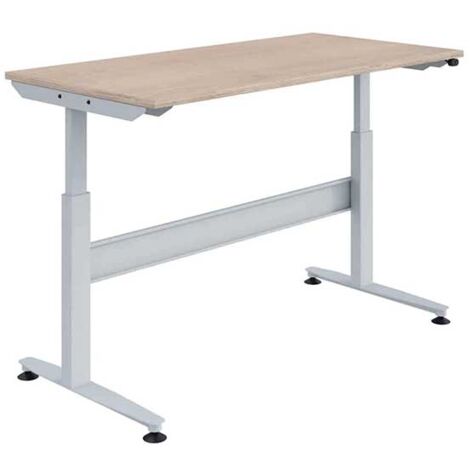 Établi pour atelier réglable en hauteur - Charge max 140kg - Dim 1800x750x724/1124mm - W010140005