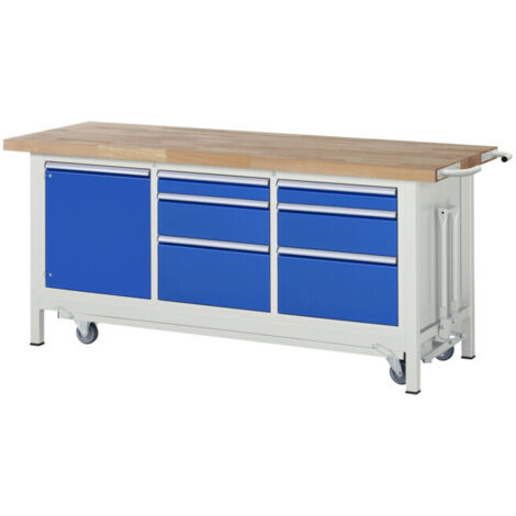 Etabli Rau avec châssis abaissable modèle 8570 L 2000 x P 700 x H 880mm