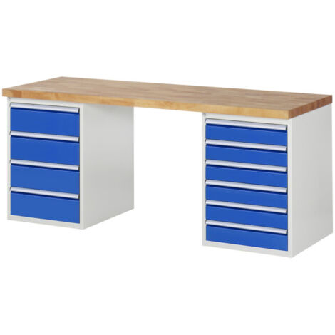 Établi Rau modèle 7820, L 3000 x P 700 x H 840mm
