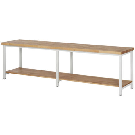 Établi Rau modèle 8000 avec tablette LxPxH 3000x700x840mm