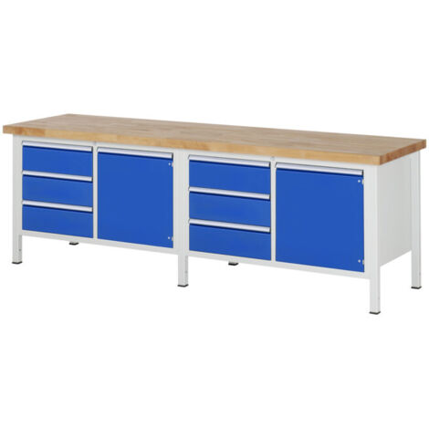 Etabli Rau modèle 8468, L 2500 x P 700 x H 840mm