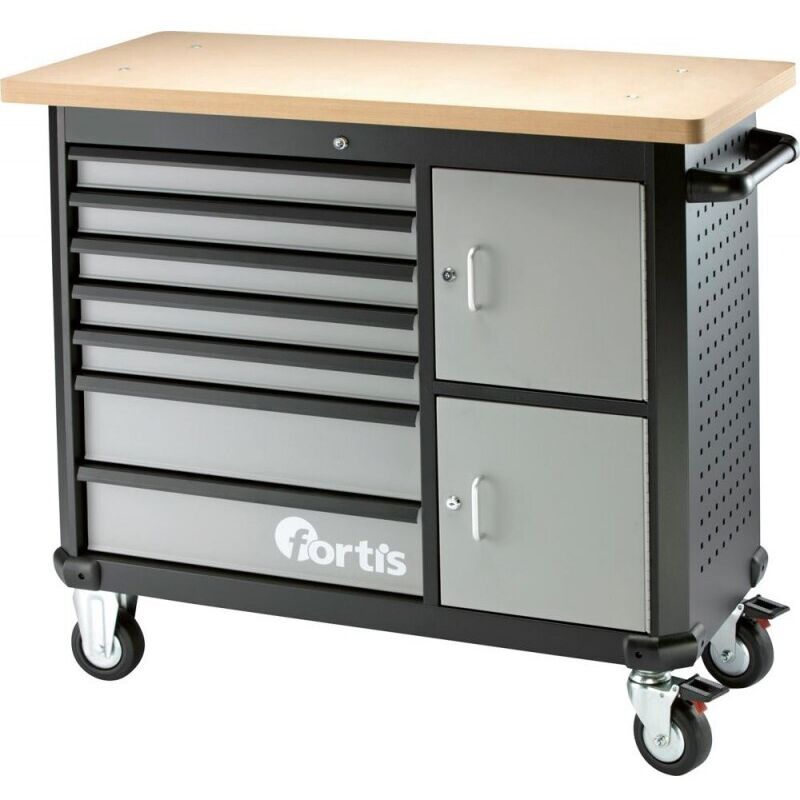 Etabli roulant 1170x560x1020mm FORTIS