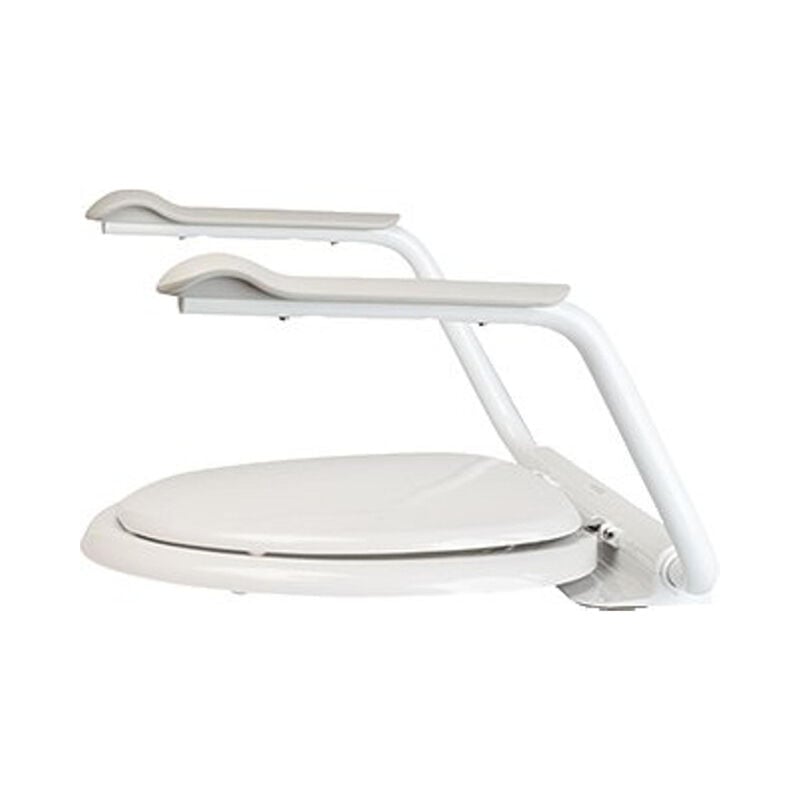 Etac Supporter Support WC B60xL41.5cm Acier Blanc