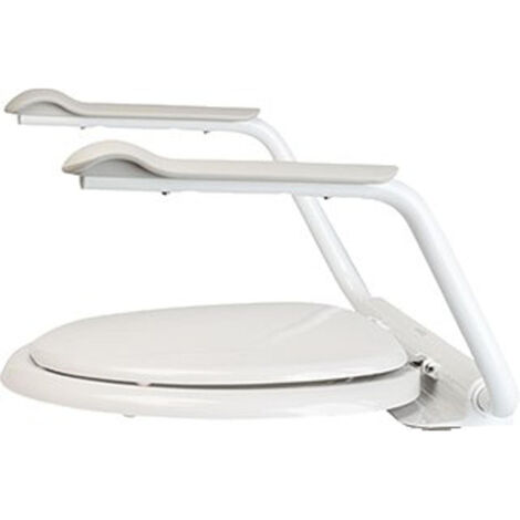 Etac Supporter Support WC B60xL41.5cm Acier Blanc