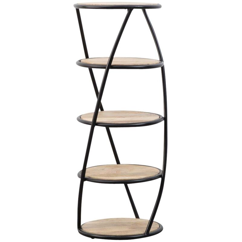 Made In Meubles - Etagère en bois de manguier Mykonos