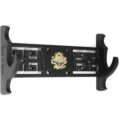 Étage Universel Porte Couteau Samouraï Épée Katana Support Présentoir Stand Affichage Mural -Motif Dragon