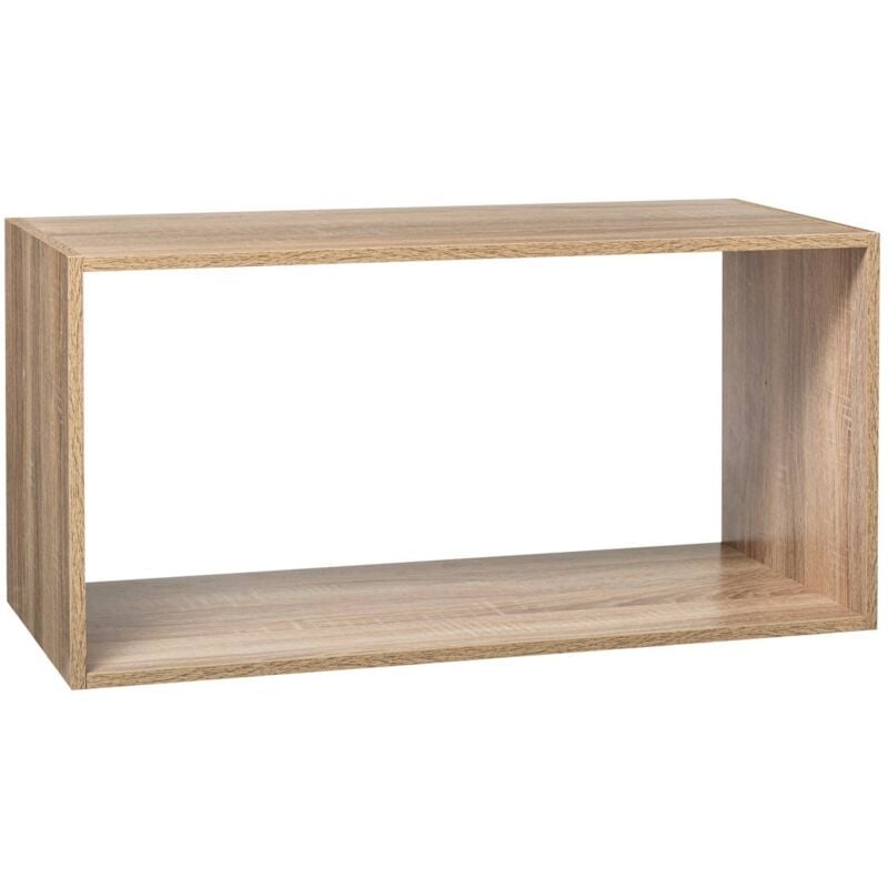 5five Simply Smart - tagère rectangulaire angulaire haut mix n modul effet chêne naturel - 5five