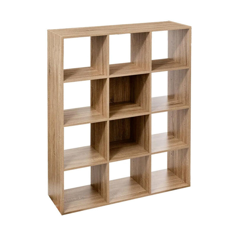 5Five Simply Smart – Étagère 12 cases Mix N'Modul 135cm – Panneaux de particules – Rectangulaire – Pour espaces modernes – Charge max 36,5 kg
