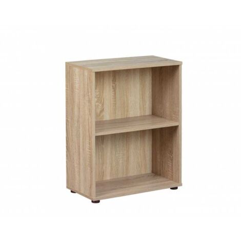 Etagère 2 niveaux 60x75x30 cm naturel