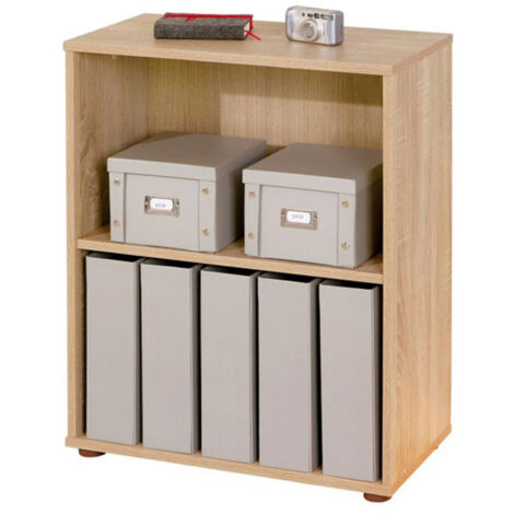 Étagère 2 Niveaux "Delnice" 75cm Chêne Sonoma