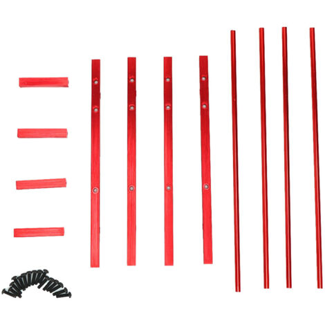 Étagère 2 niveaux pour pneus RC en alliage d'aluminium, support de rangement pour roues 1.9 pouces, compatible SCX10 90046 D90 voiture de crawler 1/10