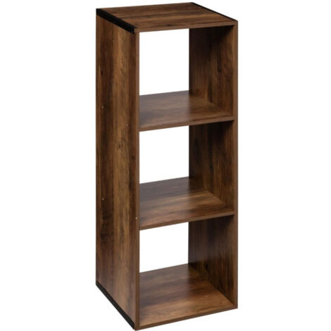 Étagère 3 Cases Déco "Mix N Modul" 34cm Naturel