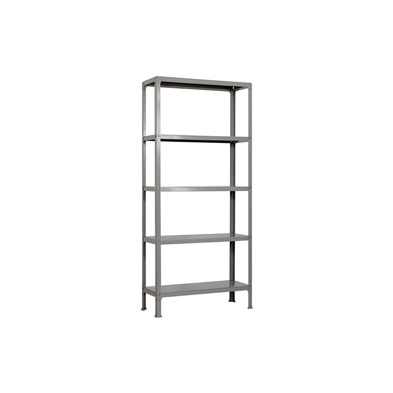 Tagère métallique Simon Rack sans vis couleur grise 5 étagères 1800x800x300 mm Fabriquée en Espagne