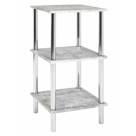 Étagère 3 Niveaux Design "Miguel" 77cm Gris
