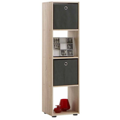 Étagère 4 Niveaux Design "Gaman" 140cm Chêne