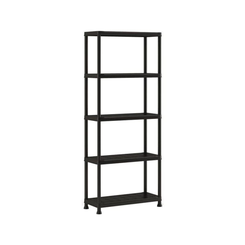 ABM - Etagere de rangement - keter - etagere plus 75/5 - 5 tablettes - Noir