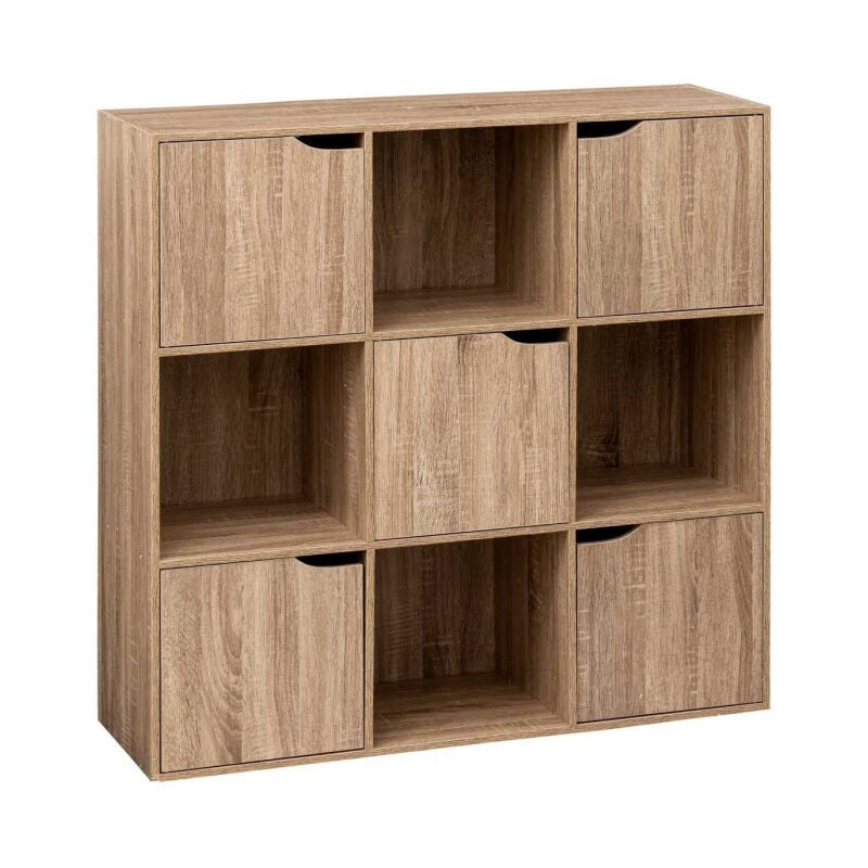 Five Simply Smart - tagère 9 Cases 'Mix Modul' 100cm Naturel