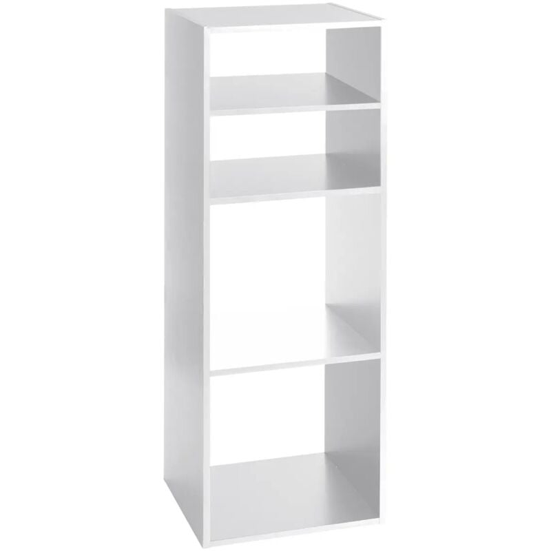 Tagère 2+2 cases Mix n'modul Blanc Five