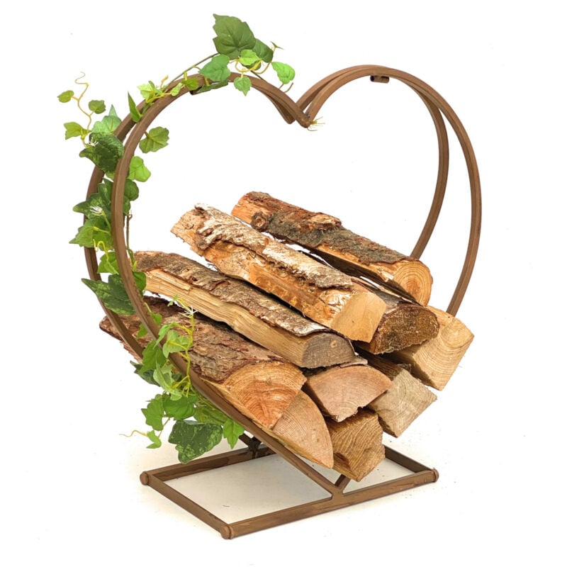 Dandibo - tagère à bois Intérieur Métal Cur Porte-bûches 2013221 m 53 cm Panier à bois Porte-bûches Étagère à bois Porte-bûches Déco