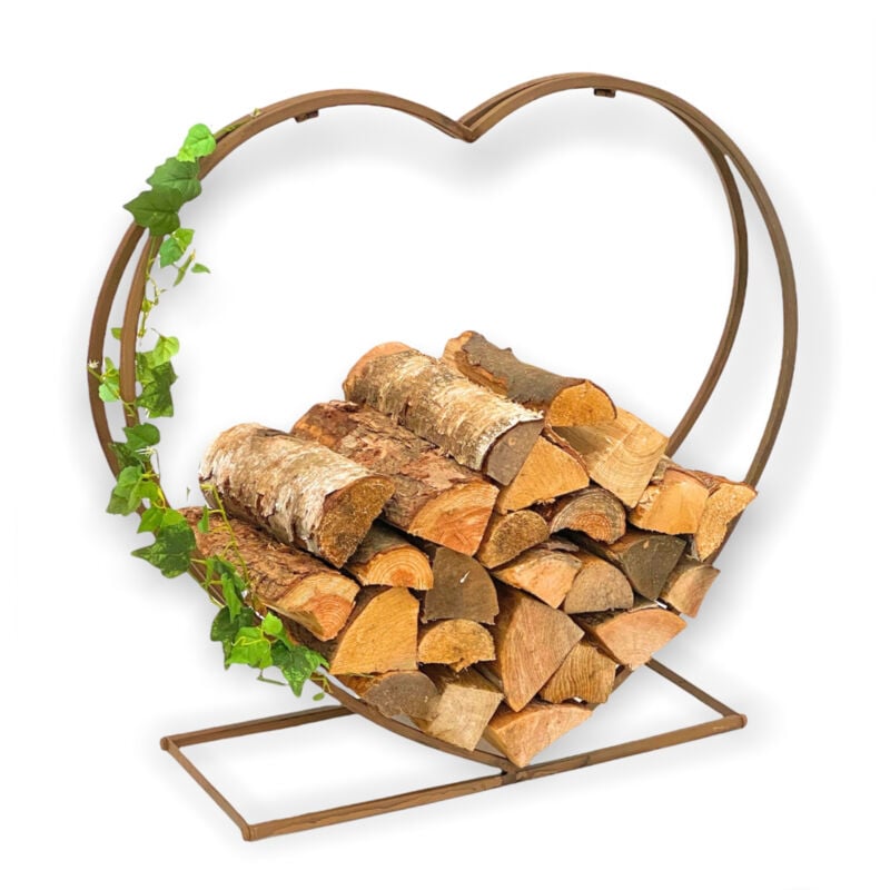 Dandibo - tagère à bois intérieure Métal Cur Porte-bûches 2013221 xl 78 cm Panier à bois Porte-bûches Étagère à bois Porte-bûches Déco