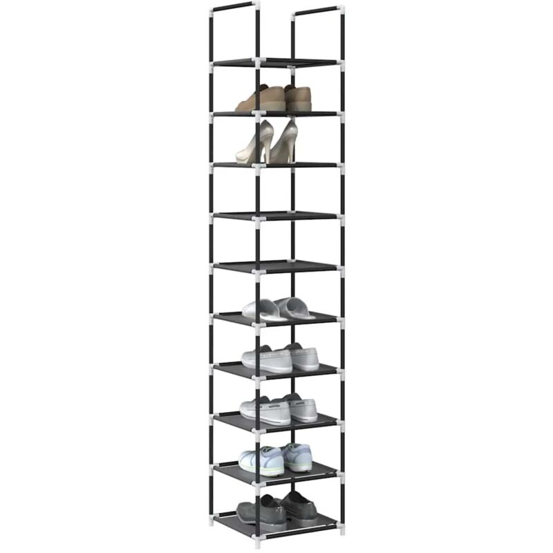 Vidaxl - tagère à chaussures 10 niveaux 33x33x174 cm tissu non-tissé