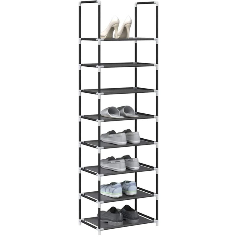Maison Chic - tagère à chaussures 8 niveaux-Meuble à chaussures-Étagère de rangement 44x28x145 cm tissu non-tissé 182045
