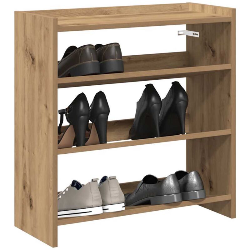 Vidaxl - tagère à chaussures chêne artisanal bois d'ingénierie