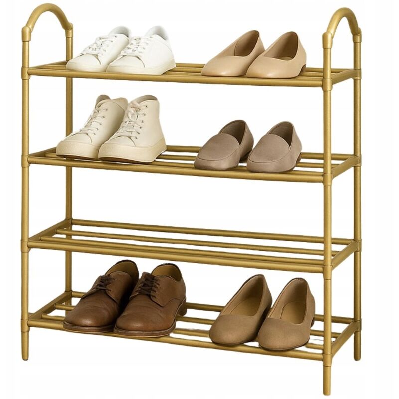 Étagère à chaussures dorée (20)