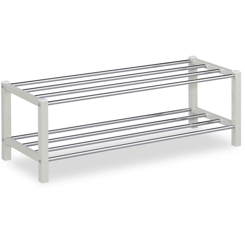Étagère à chaussures DUBLIN, 2 niveaux - Beige