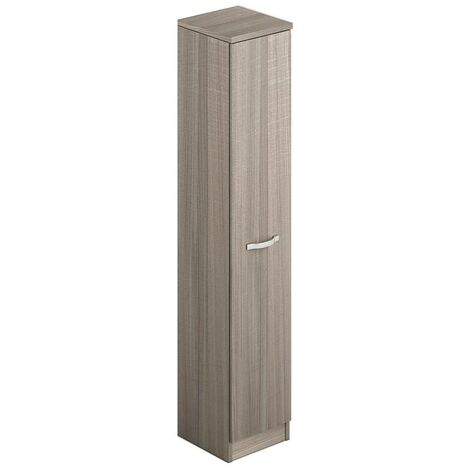 Étagère à chaussures en bois d'orme avec une porte et 6 étagères cm h182x36x38