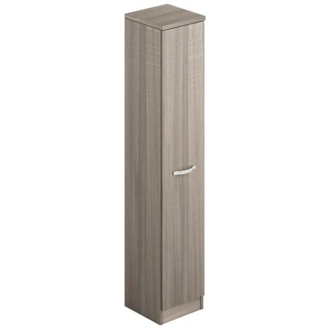 Étagère à chaussures en bois d'orme avec une porte et 6 étagères cm h182x36x38
