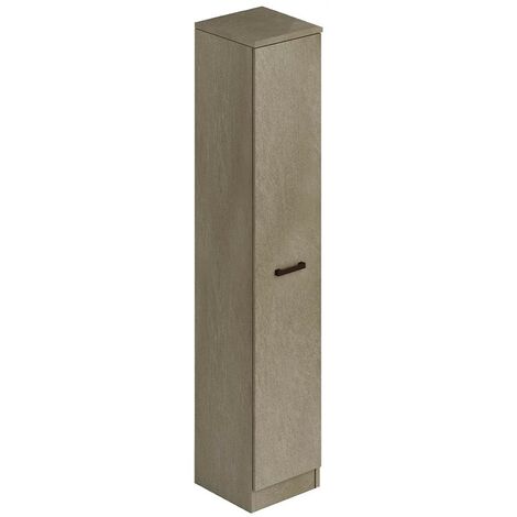 Étagère à chaussures en terre cuite en bois avec une porte et 6 étagères cm h182x36x38