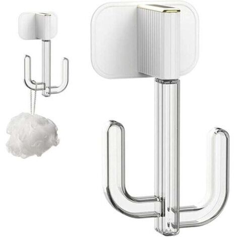 Étagère à chaussures murale en forme , sans perçage, rangement de chaussures, étagère à chaussons, égouttoir à pantoufles, multifonction, économise de l'espace pour salle de bain et cuisine(Paq