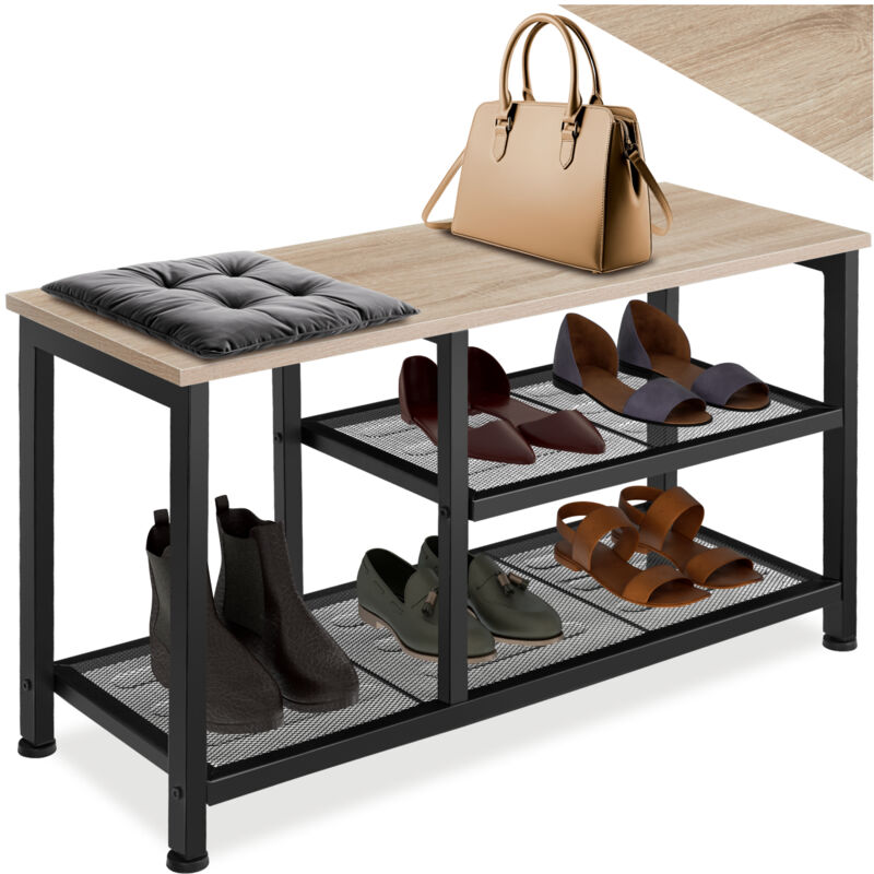 Tectake - tagère à chaussures taunton 80x30x45,5cm - Tectake - tagère à chaussures taunton 80x30x45,5cm -