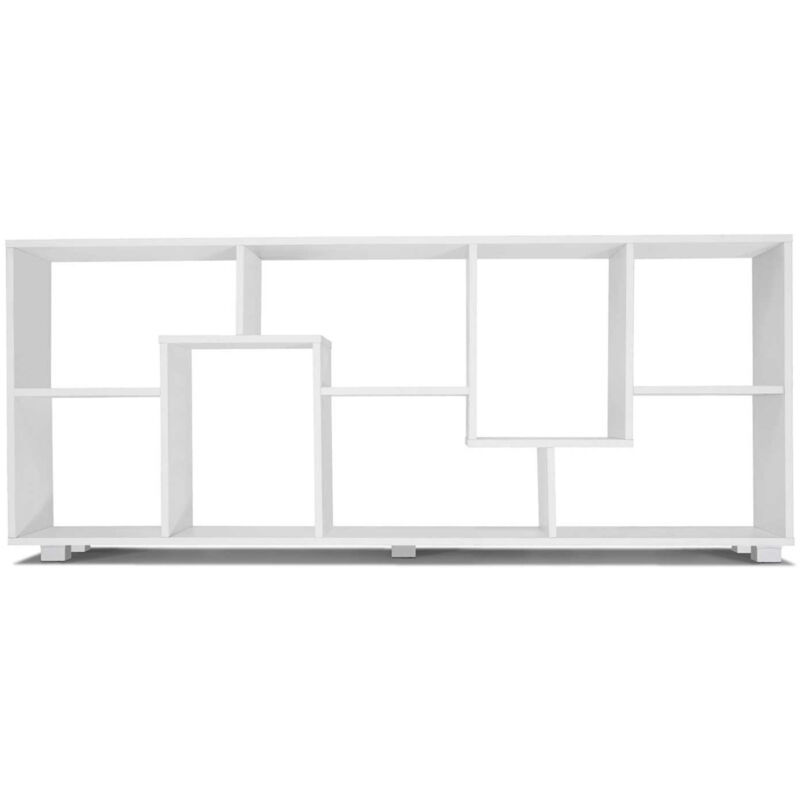 Tagère à double position tania bois blanc l 161 cm